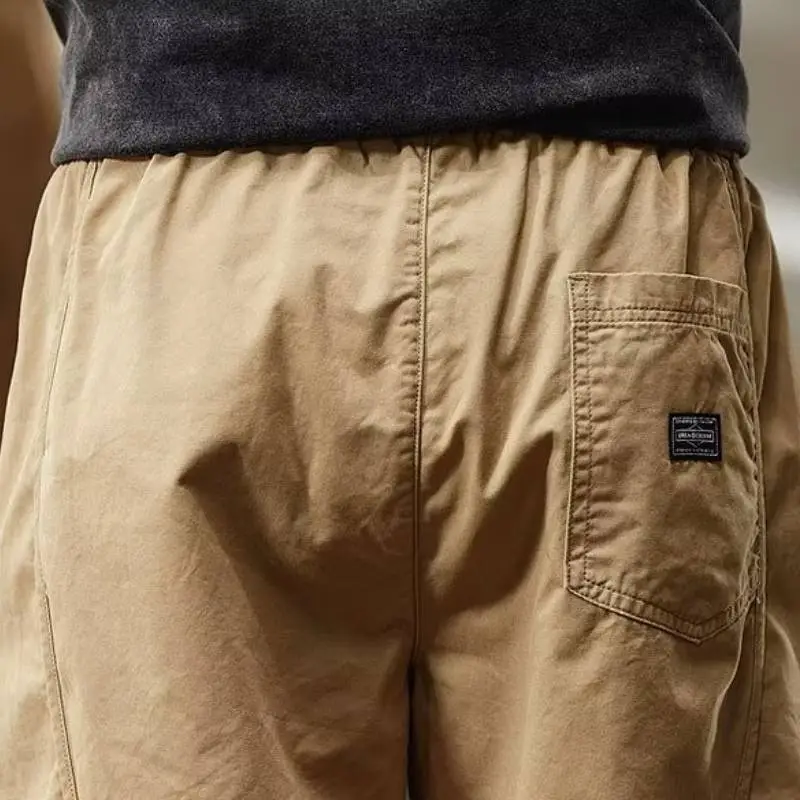 Funky Retro Twill Fabric Casual Pants-5