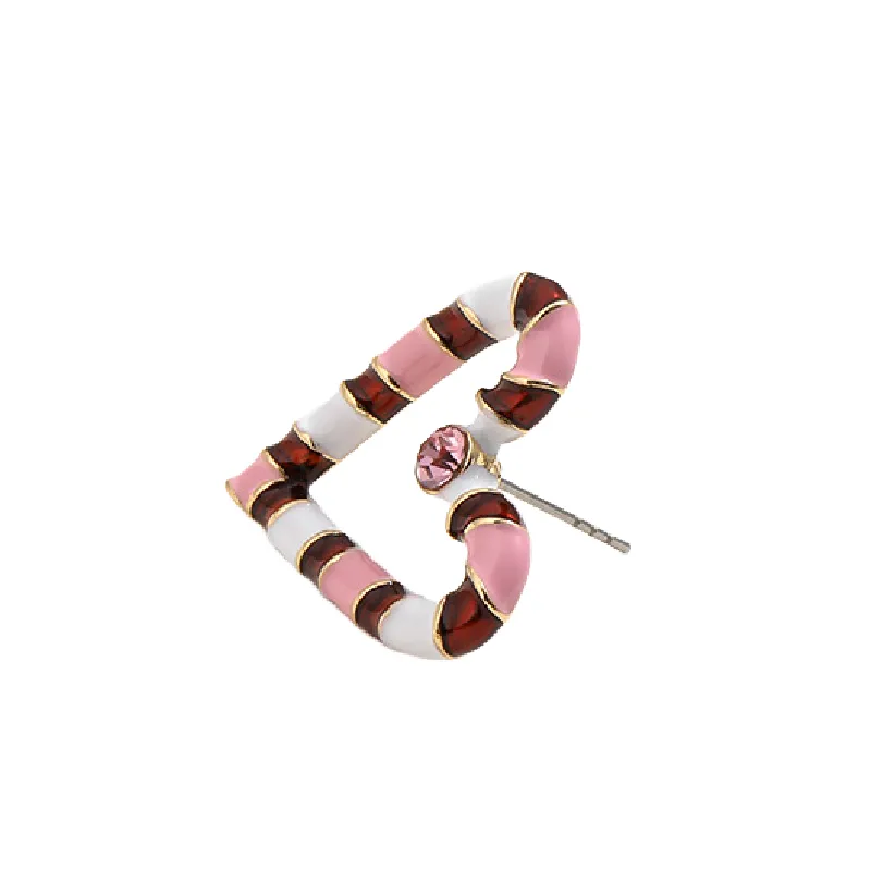 Cute Bow Heart Earring-1