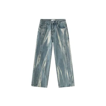 Tie Dye Loose Casual Washed Casual Jeans