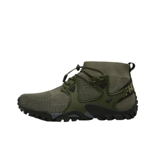 KAILAS FUGA Anti Slip Wear Resistant Mid Top Trail Running Shoes Mens Ink Black Wide Last Fit