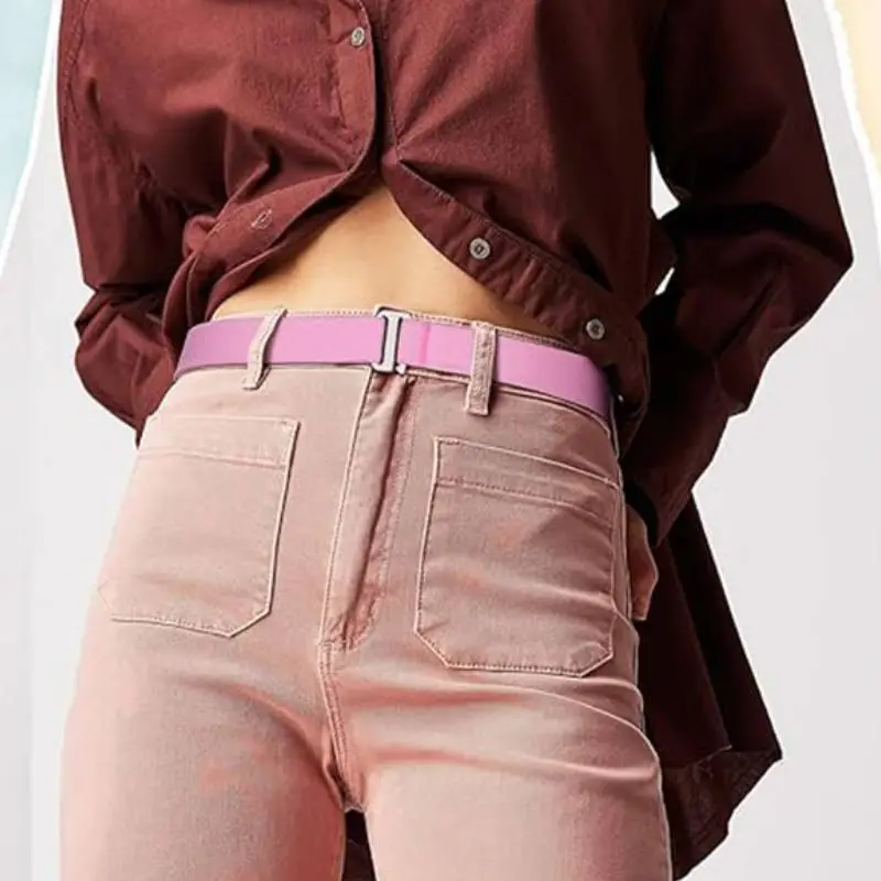 Fashionable Simple Leather Belt Women-5