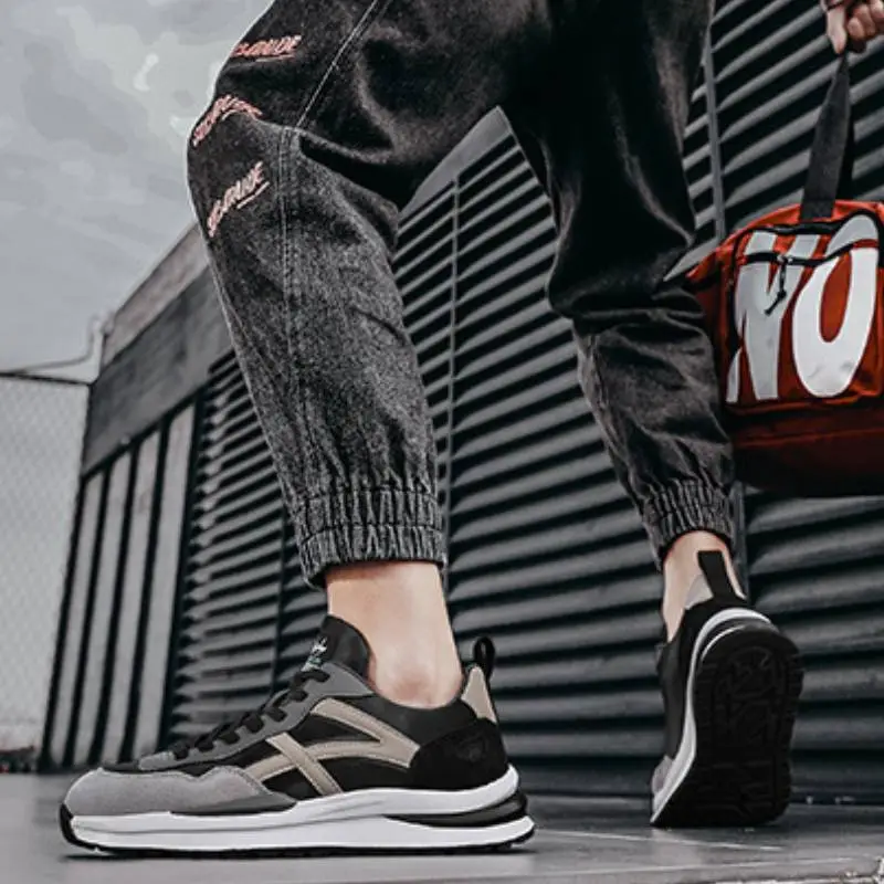 Retro Contrast Color Lifestyle Shoes-1