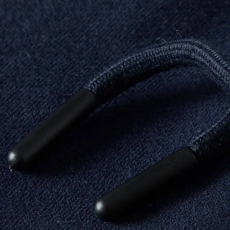 Casual Plain Fleece Sports Pants-4