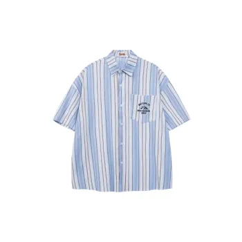 Casual Embroidered Ice Cotton Shirt