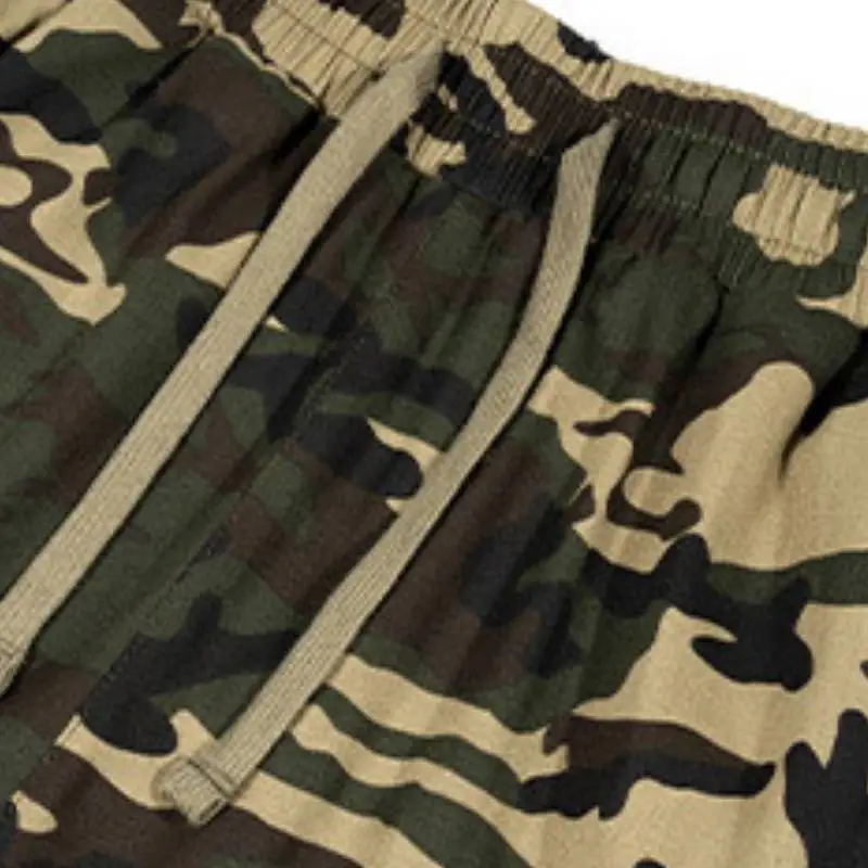 Simple Loose Cotton Blended Fabric Casual Shorts-4