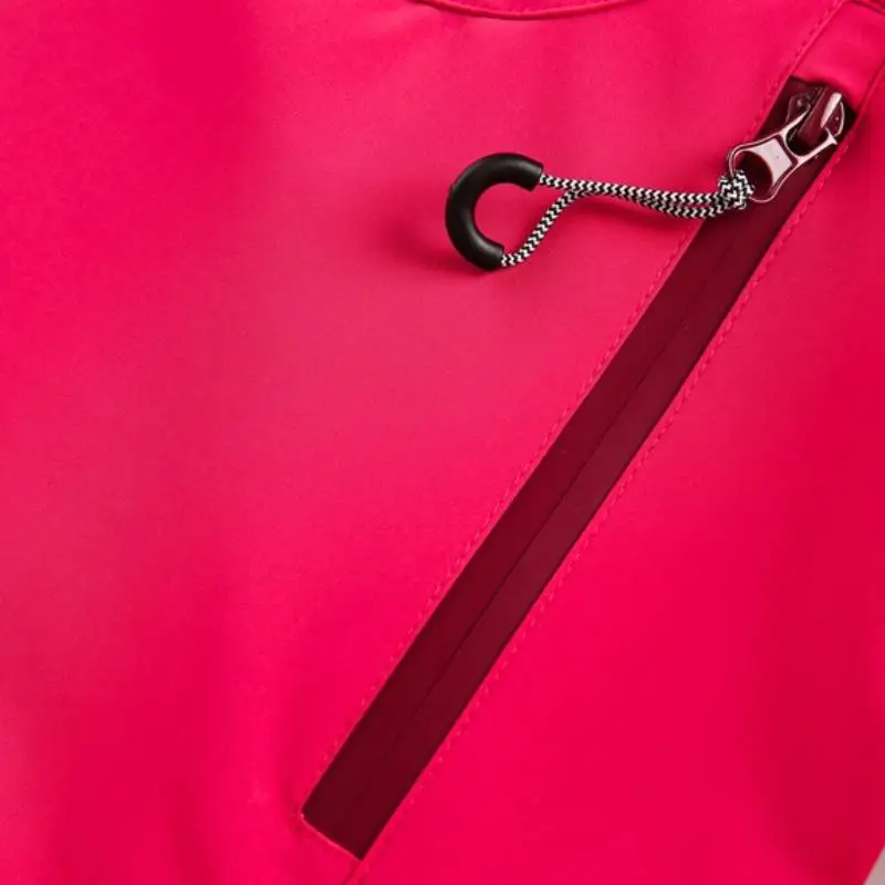 Casual Loose Blended Synthetic Fabrics Outdoor Jacket-5