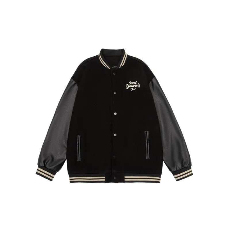 Casual Plain Blended Synthetic Fabrics Jacket-6