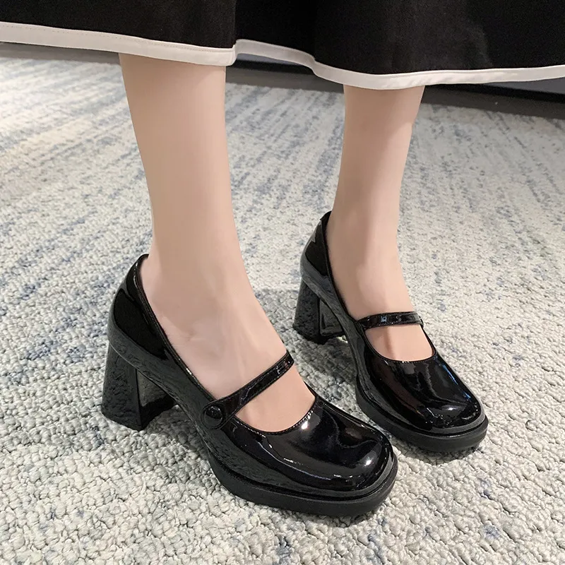 Retro Fashionable Mary Jane Shoes-4