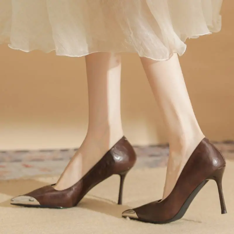 Retro Simple High Heels-2
