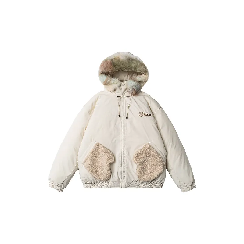 Casual Colorblock Quilted Jacket-4