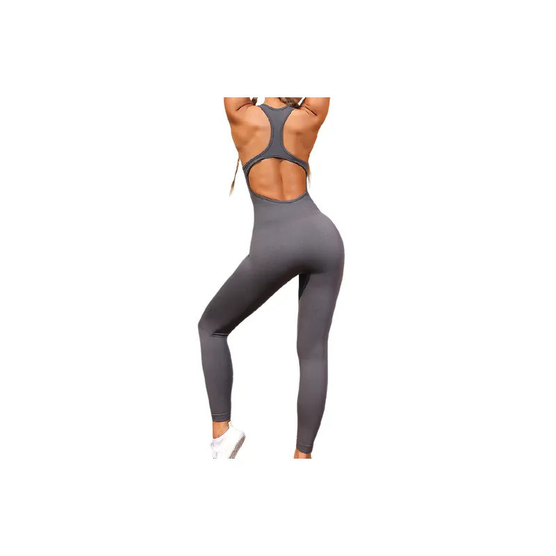 Sports Casual Blended Synthetic Fabrics Bodysuit Women-7