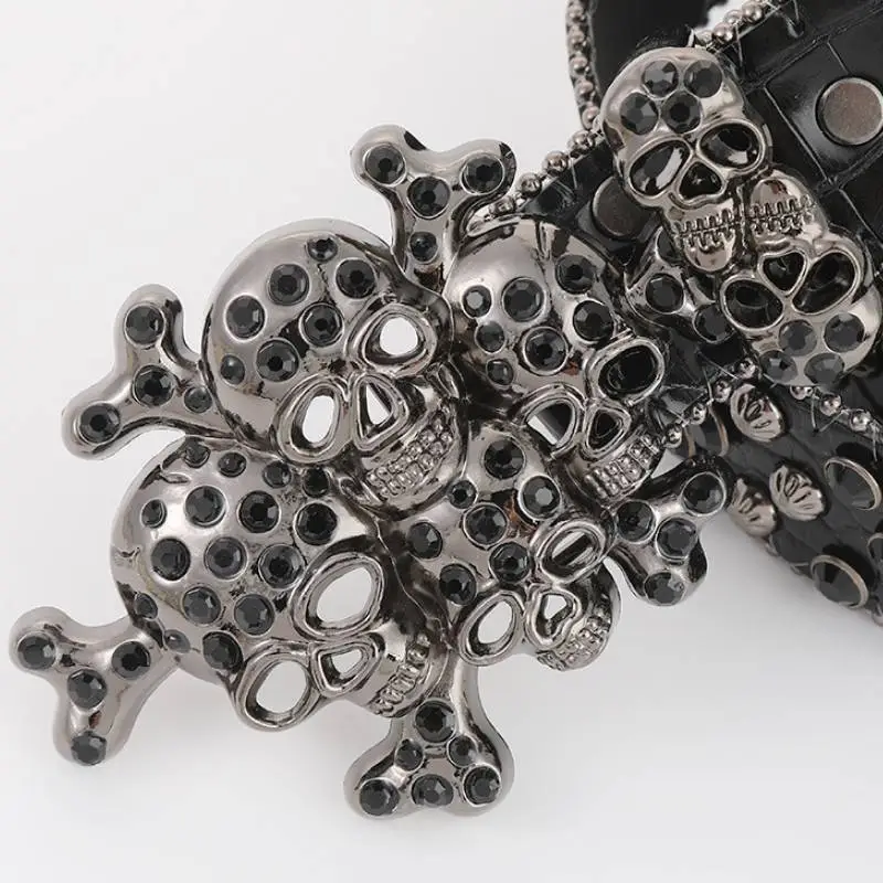 Punk Fashionable Leather Belt-2