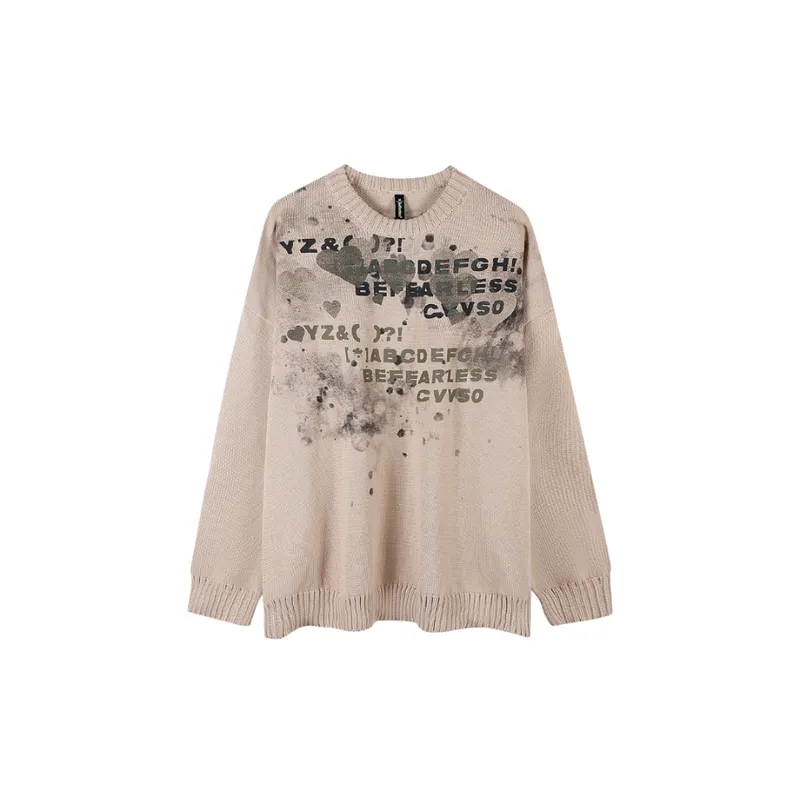 Street Letter Crewneck Sweater-2