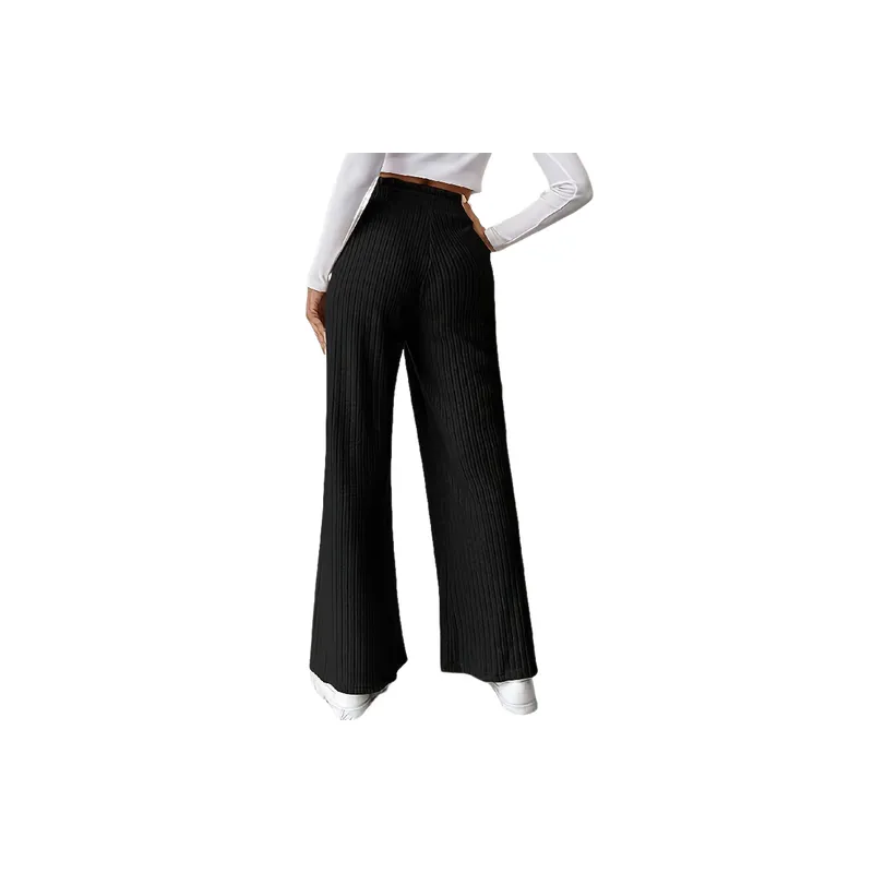 Casual Loose Polyester Sports Pants Women-9
