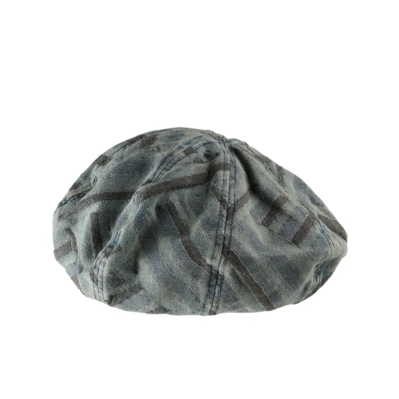 Retro Striped Beret-0