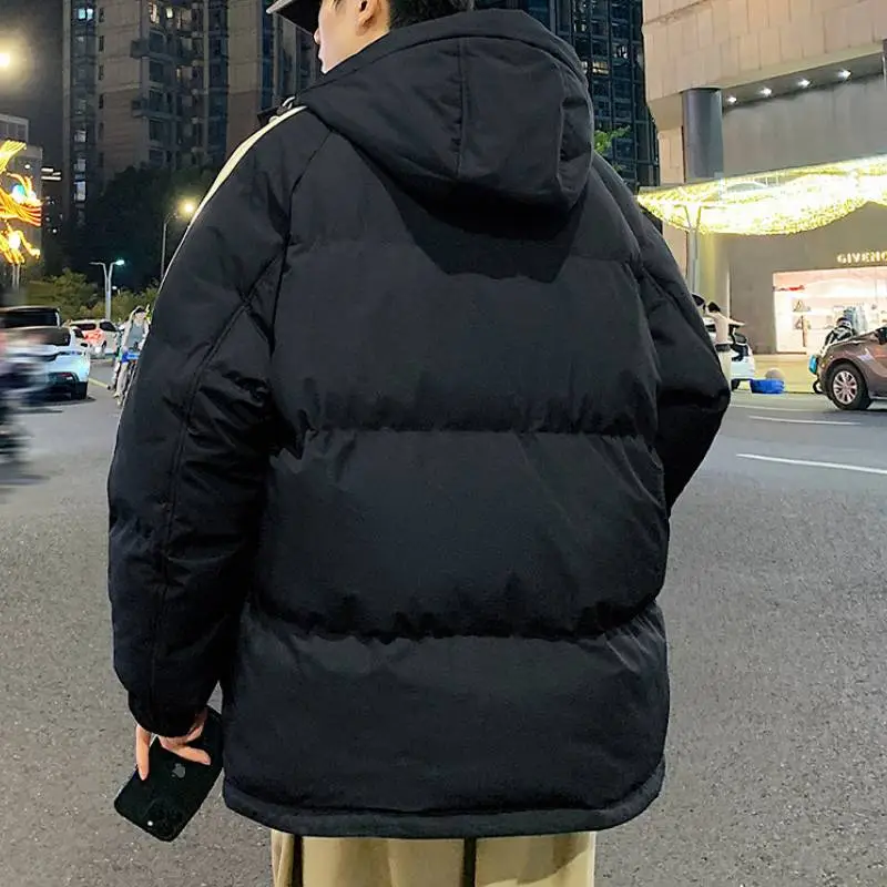 Basics Loose Polyester Quilted Jacket-3