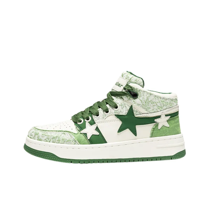 High Top Trendy Sneakers-5