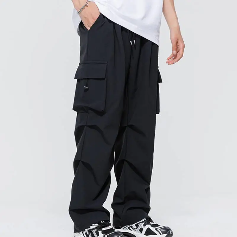 Loose Casual Cargo Pants-5