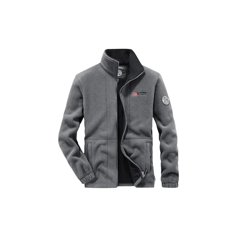 Simple Basics Blended Synthetic Fabrics Jacket-0