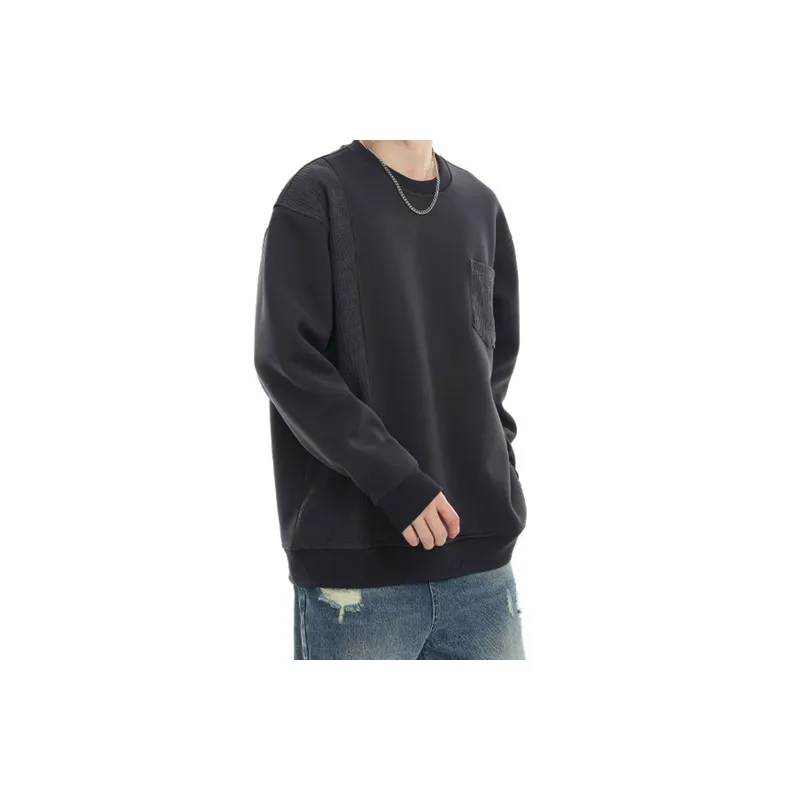 Retro Striped Loose Cotton Sweatshirt-10
