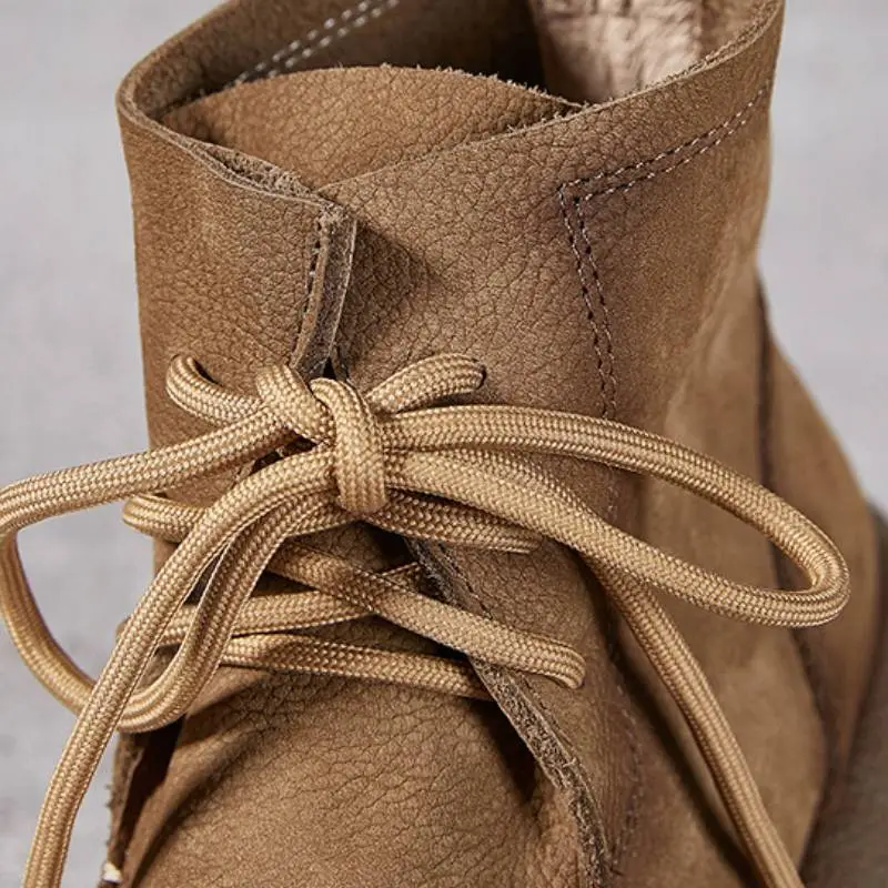 Retro Plain Martin Boot-3