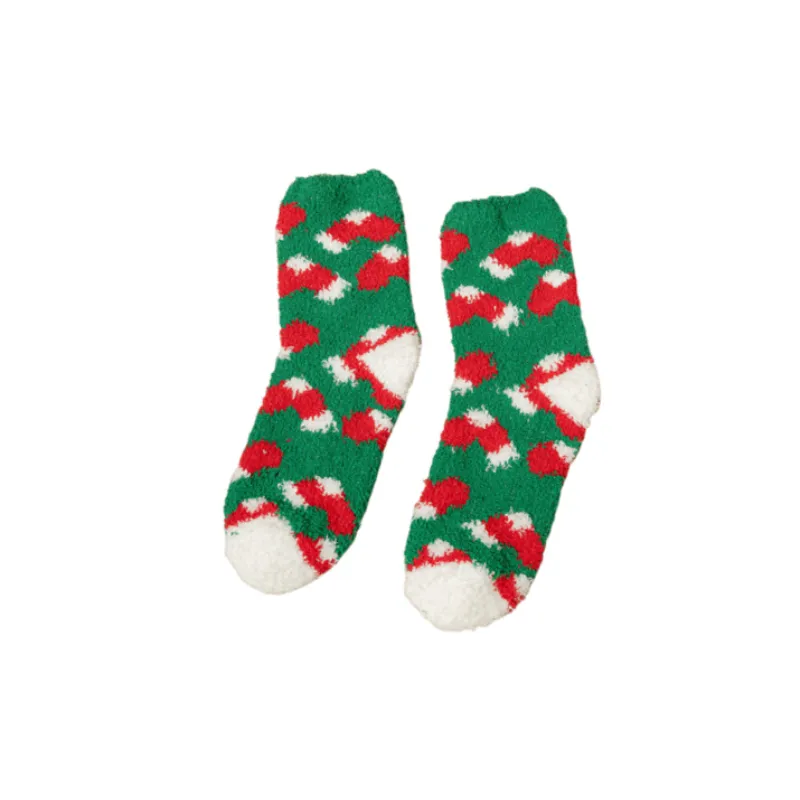 Simple Warm Microfiber Mid Calf Sock-0