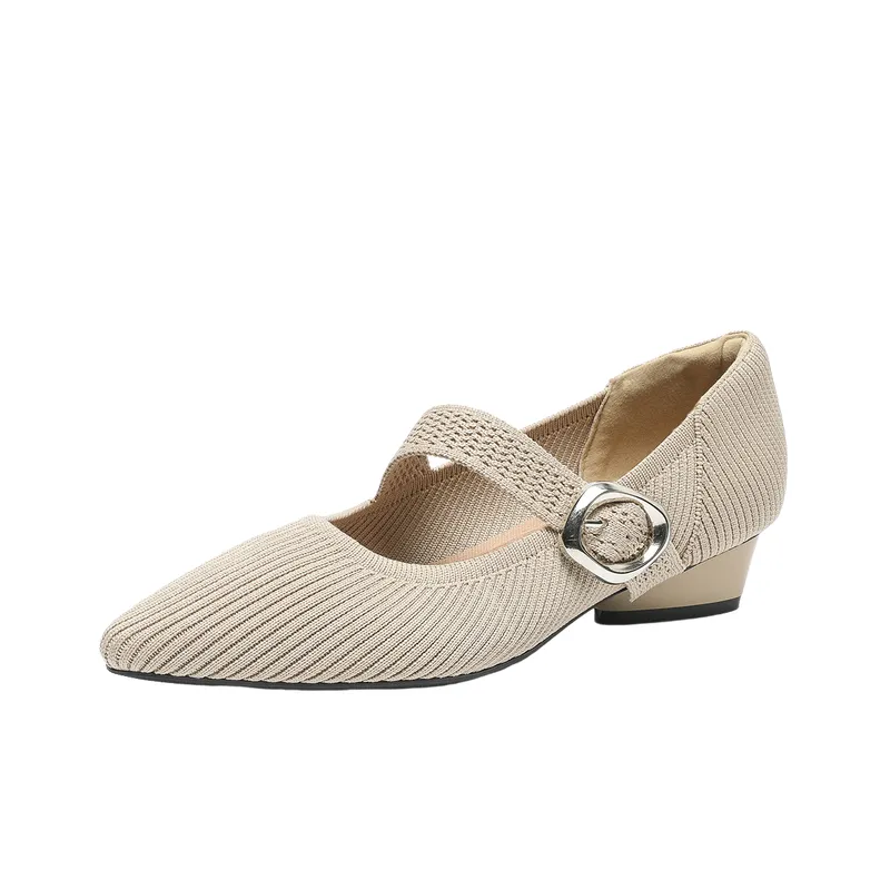 Casual Plain Mary Jane Shoes-0