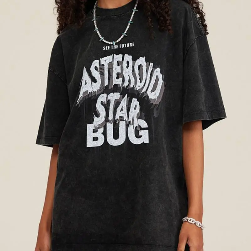 Casual Loose 100% Cotton T Shirt-1