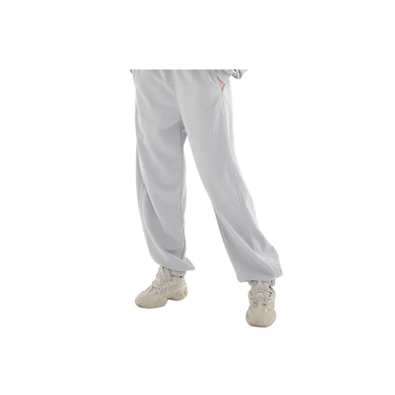 'Casual Basic Straight Loose Loose Mouth Drawstring Leg Side Zipper Sweatpants '-17