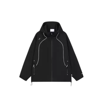 Windproof Casual Lapel Hooded Jacket