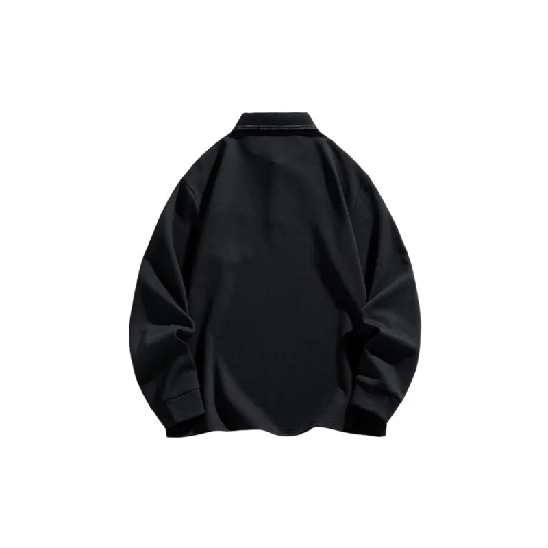 Simple Embroidered Pique Polo-5
