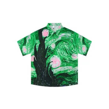 Abstract Oil Painting Short Sleeved Shirt