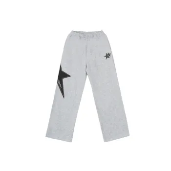 Simple Loose Polyester Elastane Fabric Casual Pants