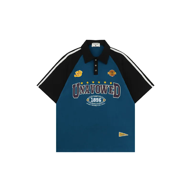 Retro Loose 100% Cotton Polo Unisex-0