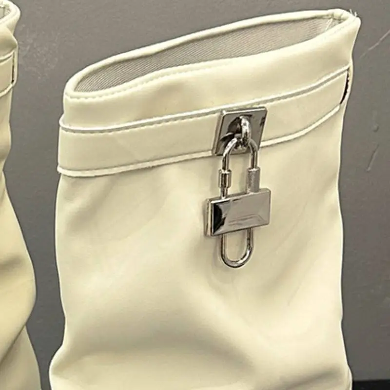 Denim Retro Fashion Ankle Boots-6