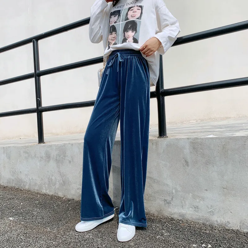 Simple Loose Casual Pants-3