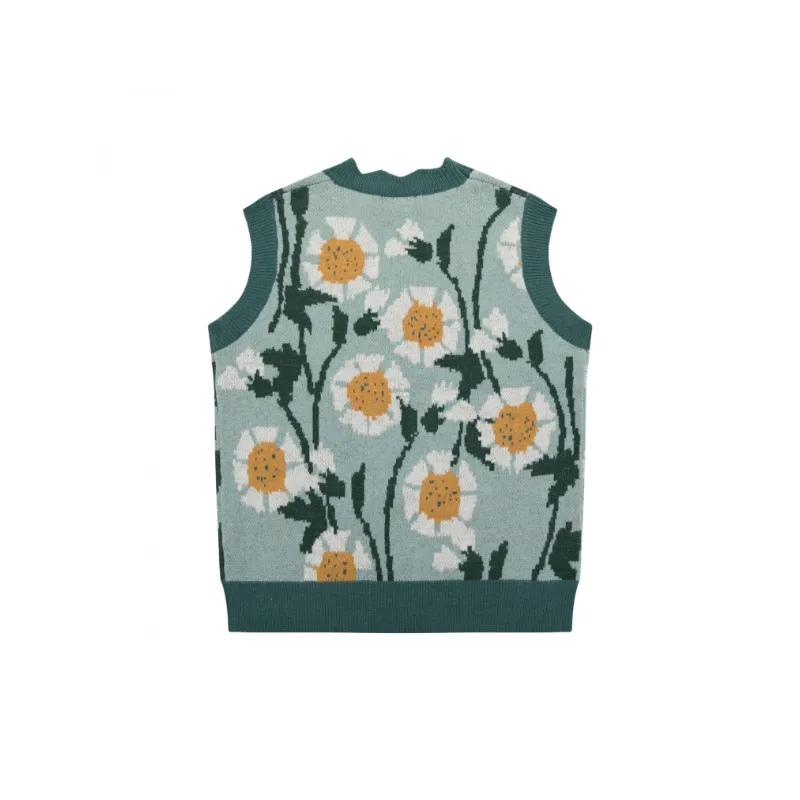 Lazy Loose Style Knitted Vest-3