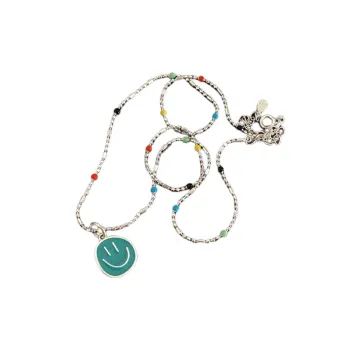 Fashionable Smiley Face Necklace