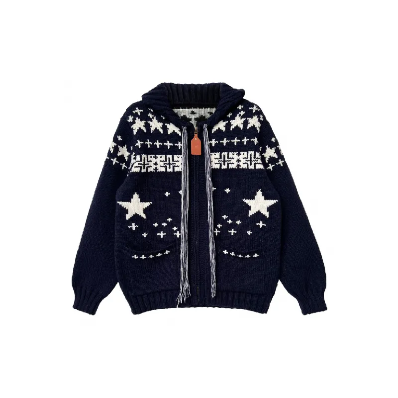Retro Funky Acrylic Fibres Sweater-0