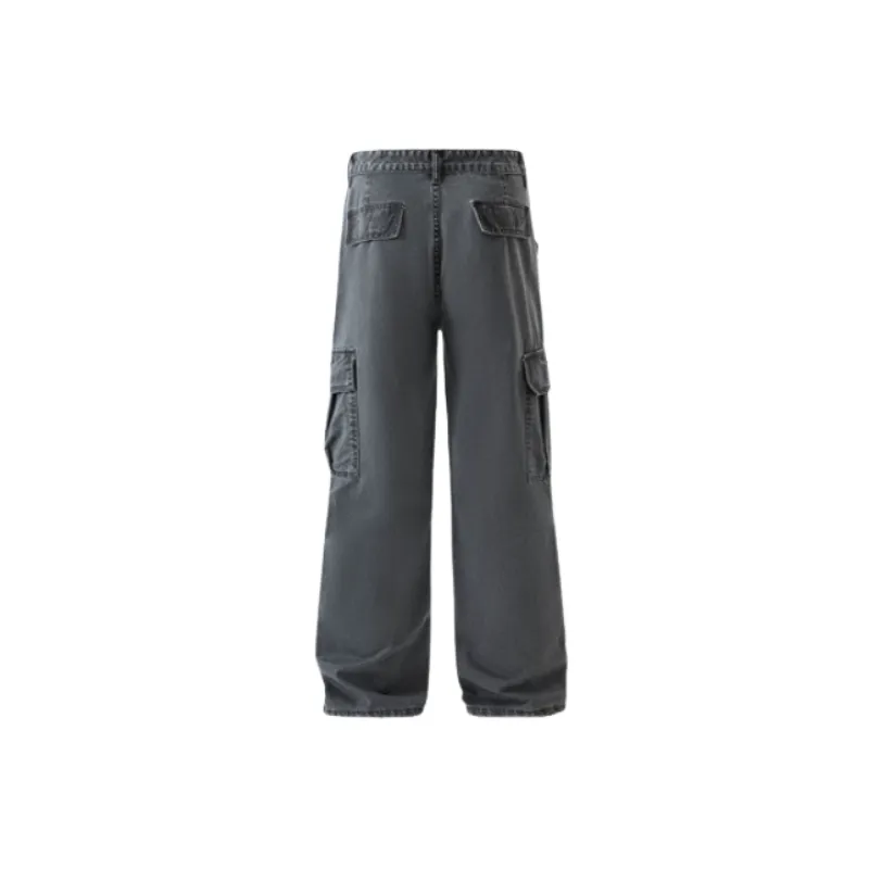 Casual Fashion Loose Cotton Cargo Pants-5