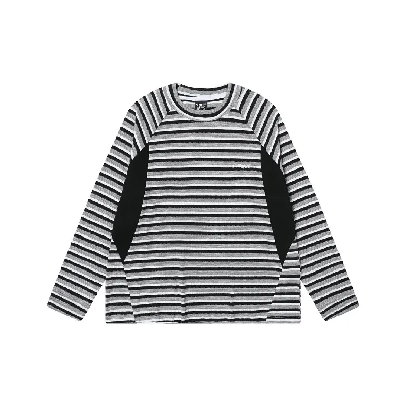 Funky Loose Cotton Blended Fabric T Shirt-0