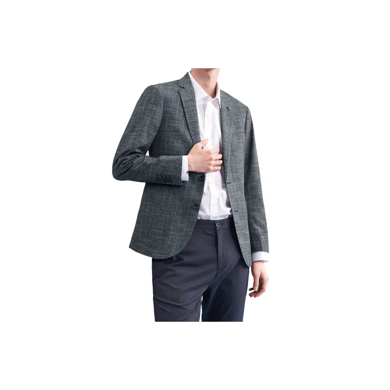 Casual Fashionable Blended Synthetic Fabrics Business Suit-2
