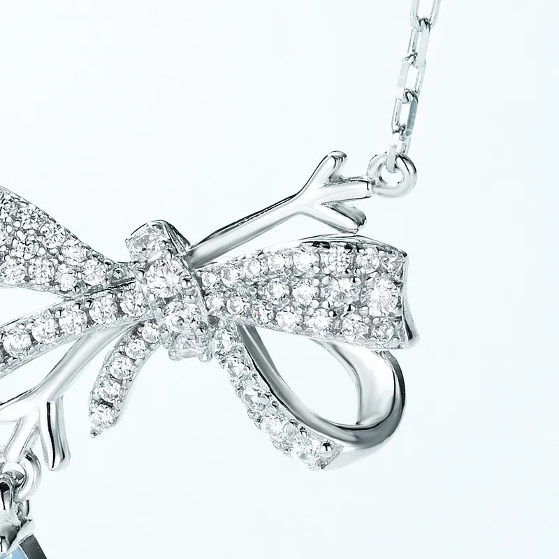 Fashionable Bow Necklace-3