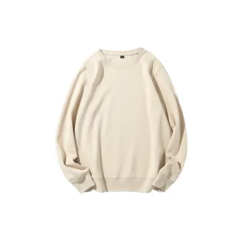 Casual Loose Combed Cotton Terry Fabric Sweatshirt Unisex