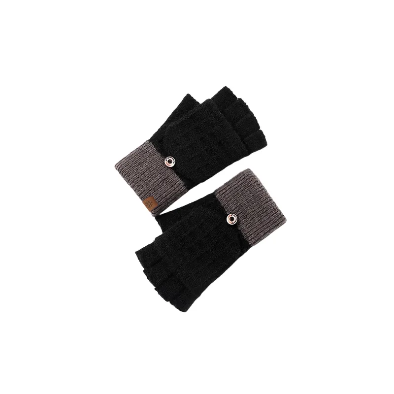Basics Simple Knit Gloves-9