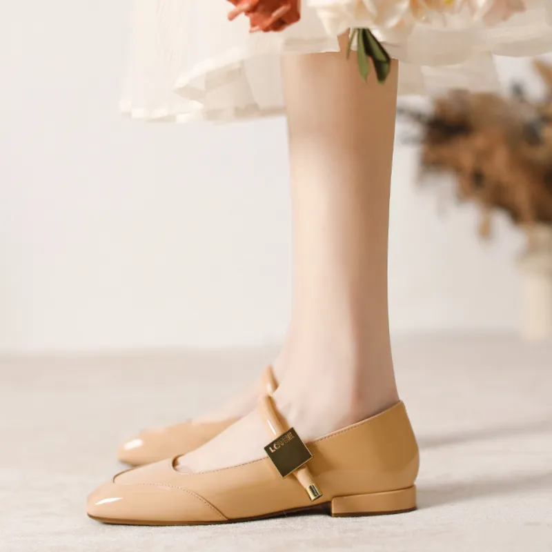 Casual Plain Mary Jane Shoes-13