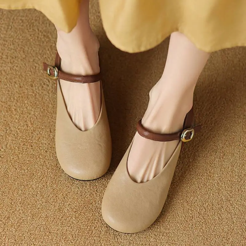 Simple Mary Jane Women'S Casual Shoes-6