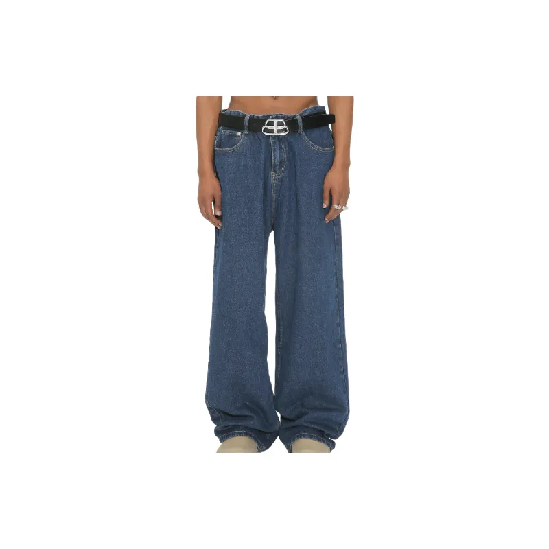 Basics Straight Leg Jeans-1