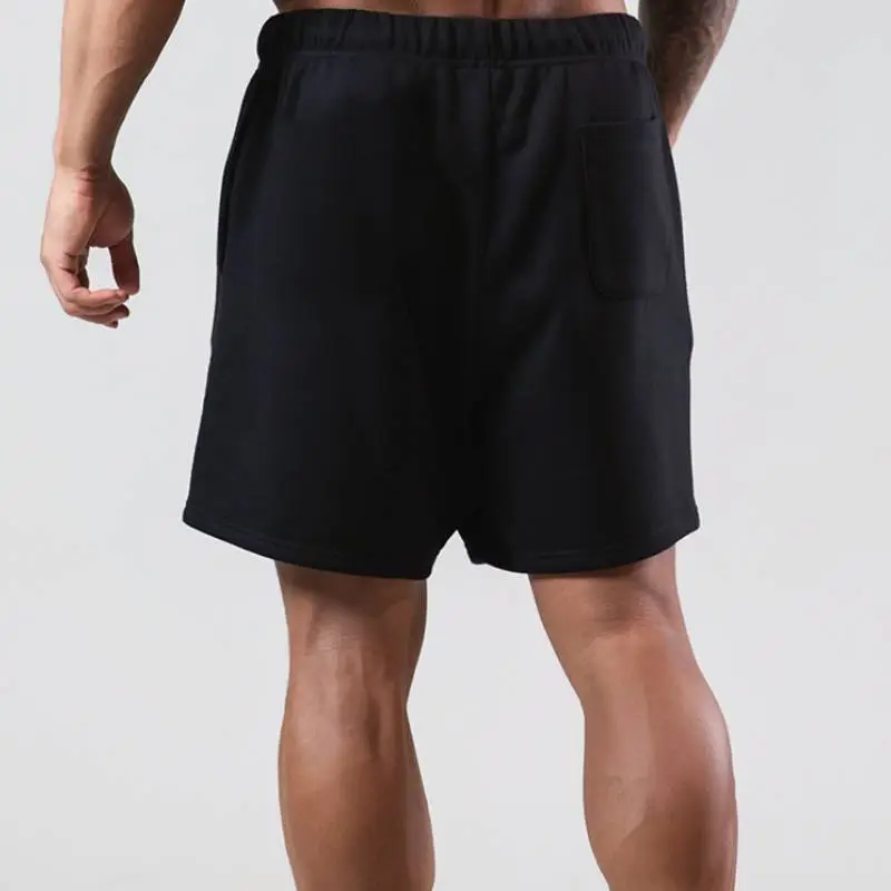 Trendy Simple Cotton Sports Shorts-3