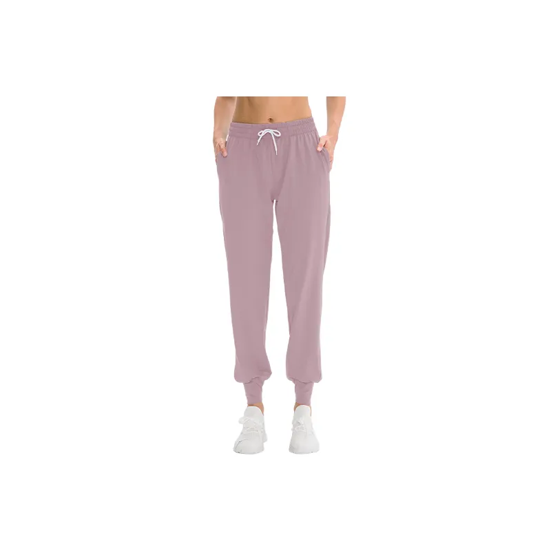 Sporty Casual Polyester Sports Pants Women-6